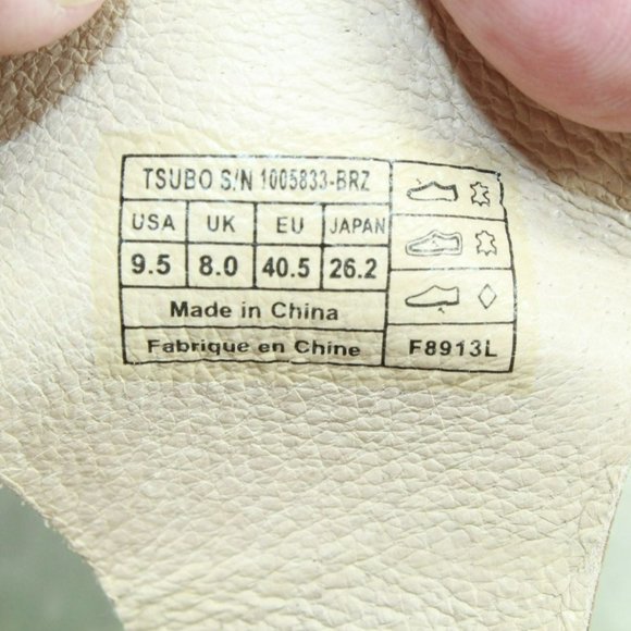 Tsubo Nilanti Multicolor Leather Adjustable Strap Wedge Sandals Size 9.5 - Picture 7 of 10